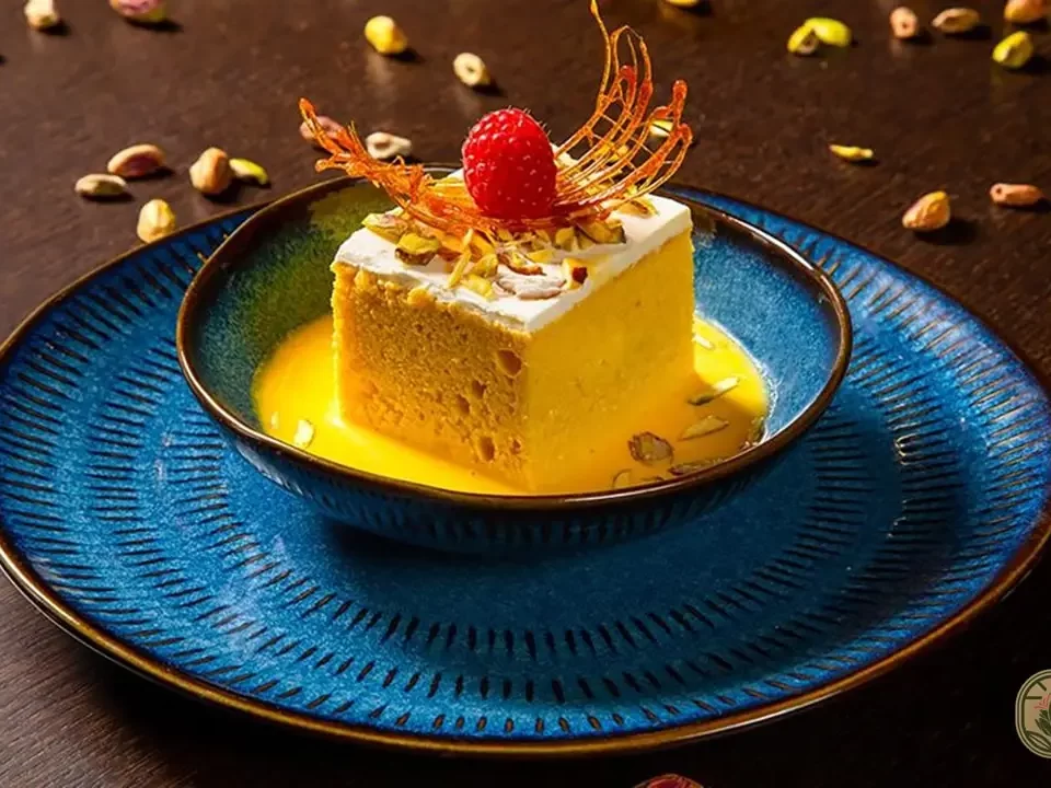 Saffron Milk Cake